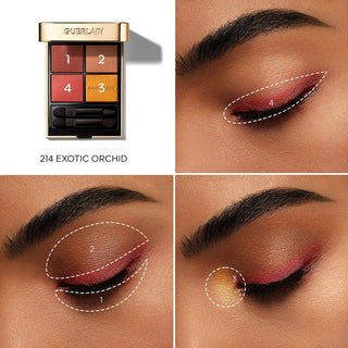 Buy Guerlain Ombres G 0.2 Eyeshadow Palette - 214 Exotic Orchid - Cult Beauty Pakistan