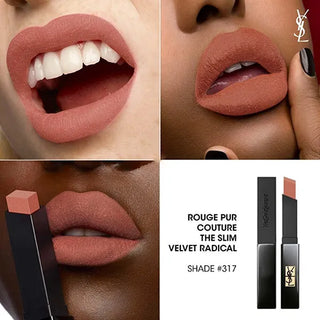 Buy Yves Saint Laurent Rouge Pur Couture The Slim Velvet Lipstick - 317 Nude Exploding - Cult Beauty Pakistan